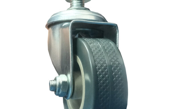 Rodízio Rosca Giratória De PVC 2 Pol – 50mm – 50kg