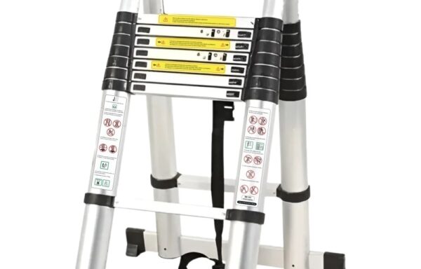 Escada Telescópica Inox – 16 Degraus – 5 Metros – ETI500D – JST