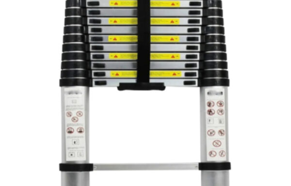 Escada Telescópica Extensiva Inox – 15 Degraus – 4,4 Metros – ETI440