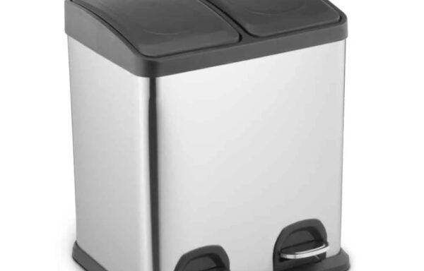 Lixeira Inox com Pedal – 12 Litros – Banheiro – Cozinha